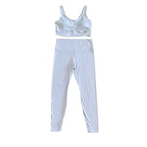 All in motion lavender sports bra and leggings two-piece set - large